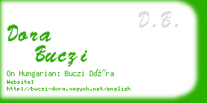 dora buczi business card